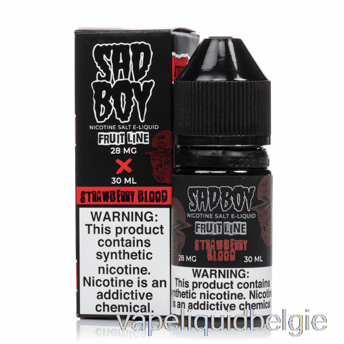 Vape Vloeibaar Aardbeienbloed - Sadboy-zouten - 30 Ml 28 Mg